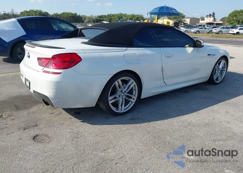 2014 BMW 640I из США, поврежденный, VIN WBALW7C56EDX58918